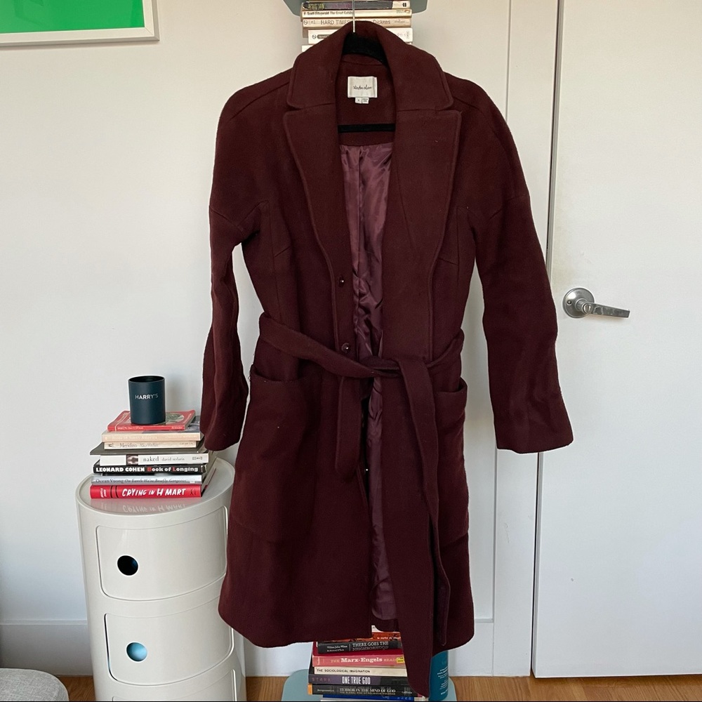 STEVEN ALAN - Wool Robe Coat